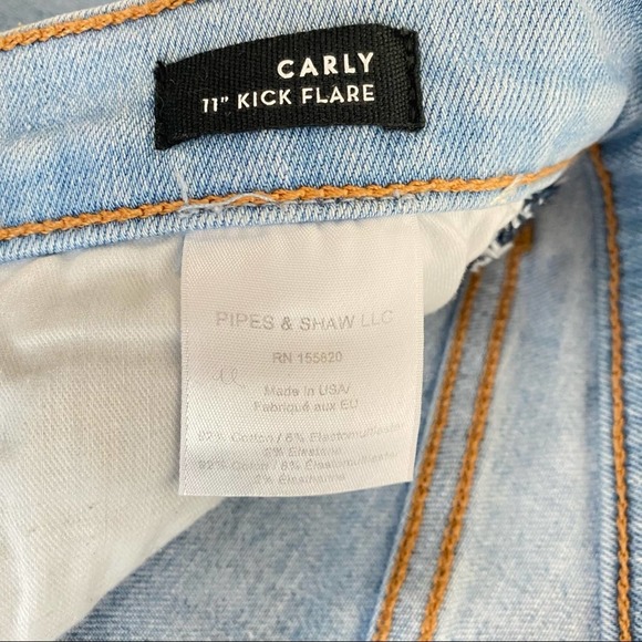 Veronica Beard High Rise Kick Flare Crop Jeans - Picture 10 of 12